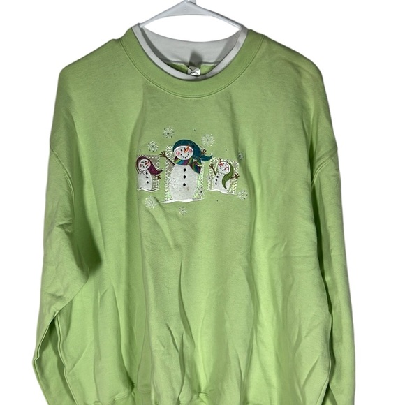 Christmas Snowman Sweater Women’s Size 2XL - Picture 1 of 4